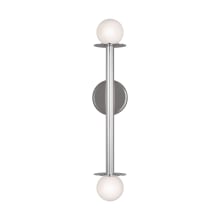 Nodes 2 Light 24" Tall Bathroom Sconce