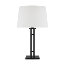 Haddon 26" Tall LED Table Lamp with Linen Shade