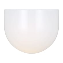 Cheverny 5" Tall Bathroom Sconce with Milk Glass Shade