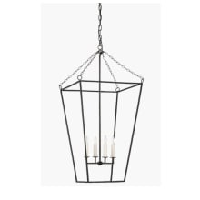Malloy 4 Light 19" Wide Candle Style Chandelier