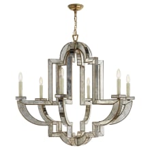 Lido 38" Large Chandelier in Antique Mirror  by Niermann Weeks