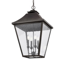 Galena 4 Light 18" Wide Taper Candle Pendant