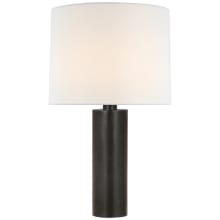 Sylvie 27" Tall Buffet Table Lamp with White Linen Shade