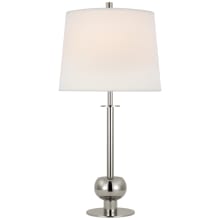 Comtesse 29-1/4" Tall Buffet Table Lamp with White Linen Shade