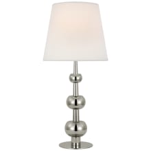 Comtesse 29" Tall Buffet Table Lamp with White Linen Shade