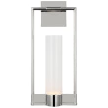 Lucid 18" Tall LED Wall Sconce with Frosted Glass Shade