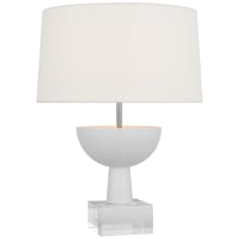 Eadan 21" Tall Buffet Table Lamp with White Linen Shade