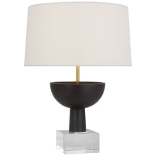 Eadan 21" Tall Buffet Table Lamp with White Linen Shade