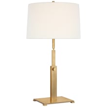 Cadmus 27" Tall Buffet Table Lamp with White Linen Shade