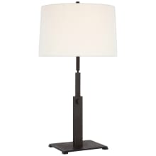 Cadmus 27" Tall Buffet Table Lamp with White Linen Shade