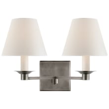 Evans 2 Light 10" Tall Wall Sconce