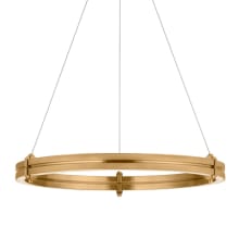 Paxton 24" Wide LED Ring Chandelier