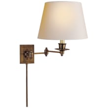 Single Light 13" High Wall Sconce with Natural Paper Shade