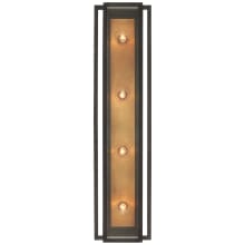 Halle 4 Light 7" Wide Vanity Strip