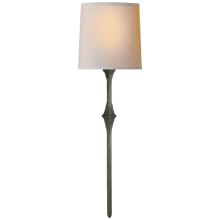 Dauphine 19" High Wall Sconce with Natural Paper Shade