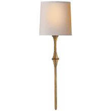 Dauphine 19" High Wall Sconce with Natural Paper Shade