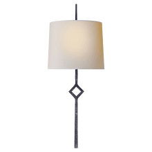 Cranston 16-1/4" High Wall Sconce with Natural Paper Shade