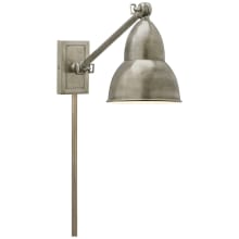 French  8" - 19" Hardwired or Plug-In Library Sconce by Studio VC