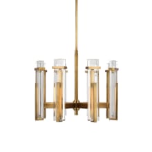 Malik 24" Wide LED Crystal Chandelier