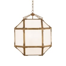 Morris 3 Light 19" Wide Lantern Chandelier