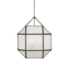 Morris 6 Light 31" Wide Lantern Chandelier