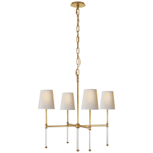 Camille 27" Shaded Chandelier by Suzanne Kasler