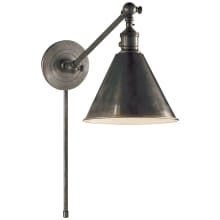 Boston 11" Tall Functional Single Arm Wall Sconce