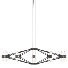 Lassell 37" Wide LED Abstract Ring Chandelier