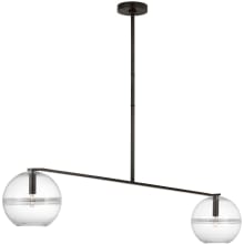 Lowing 2 Light 59" Wide LED Linear Chandelier