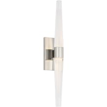 Lassell 2 Light 16" Tall LED Bathroom Sconce - 2700K, 90 CRI, 864 Lumens