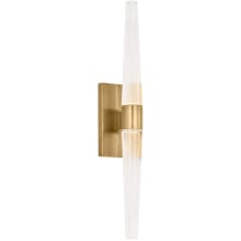 Lassell 2 Light 16" Tall LED Bathroom Sconce - 2700K, 90 CRI, 864 Lumens