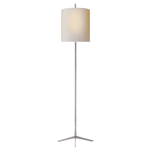 Caron 68" Floor Lamp with Natural Paper Shade by Thomas O'Brien
