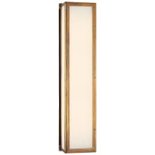 Mercer 24" Long Box Light with White Glass by Thomas O'Brien
