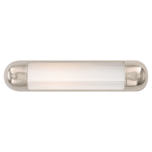 Selecta 21-3/4" High Wall Sconce with White Glass Shade - ADA Compliant