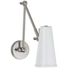 Antonio 8-1/4" High Wall Sconce with Metal Shade