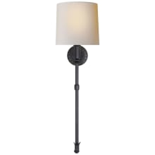 Michel 30-1/4" High Wall Sconce with Natural Paper Shade