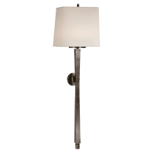 Edie 33" Baluster Sconce with Natural Paper Shade by Thomas O'Brien