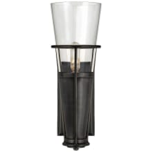 Robinson 11-1/4" High Wall Sconce with Clear Glass Shade