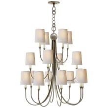 Reed 33" Shaded Chandelier by Thomas O'Brien
