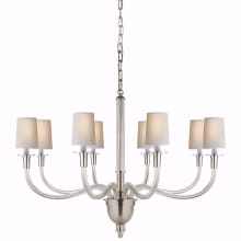 Vivian 36" Shaded Chandelier by Thomas O'Brien