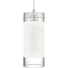 Esprit Single Light 3" Wide Mini Pendant with Clear Edge Glass Shade