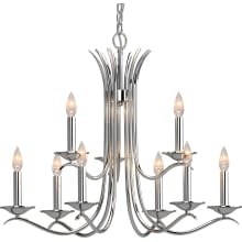 Alesia 9 Light 31" Wide Taper Candle Chandelier