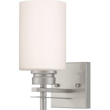 Carena Single Light 10" Tall Bathroom Sconce