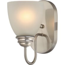 Mari Single Light 10" Tall Bathroom Sconce