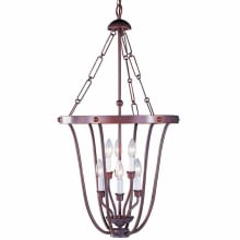 Minster 6 Light 20" Wide Taper Candle Pendant