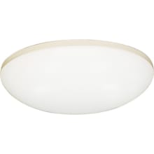 Single Light 11" Wide Integrated LED Flush Mount Bowl Ceiling Fixture / Wall Sconce