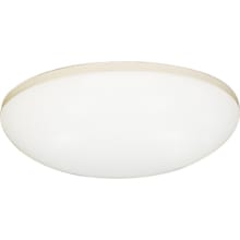 Single Light 14" Wide Integrated LED Flush Mount Bowl Ceiling Fixture / Wall Sconce