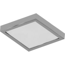 Single Light 10" Wide Integrated LED Flush Mount Square Ceiling Fixture / Wall Sconce