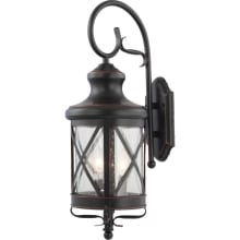 2 Light 21" Tall Outdoor Wall Sconce
