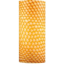 10.5" Height Amber Frit Glass Cylindrical Shade